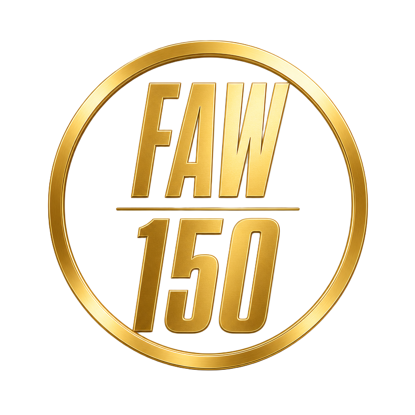 FAW 150 anniversary emblem